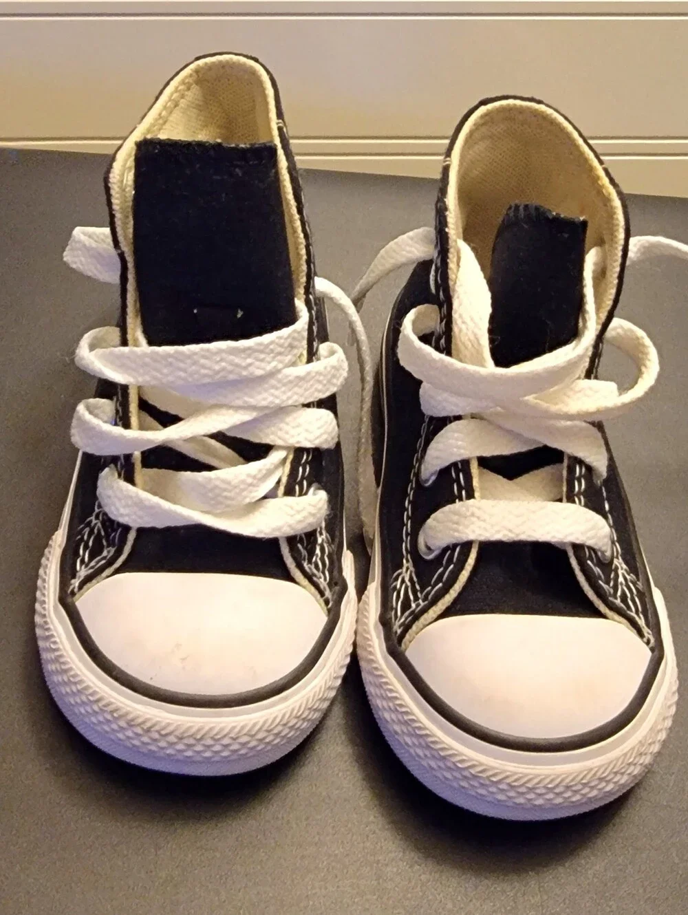 Converse Chuck Taylor All Star High (TD) 7J231 Size 5C Black/White